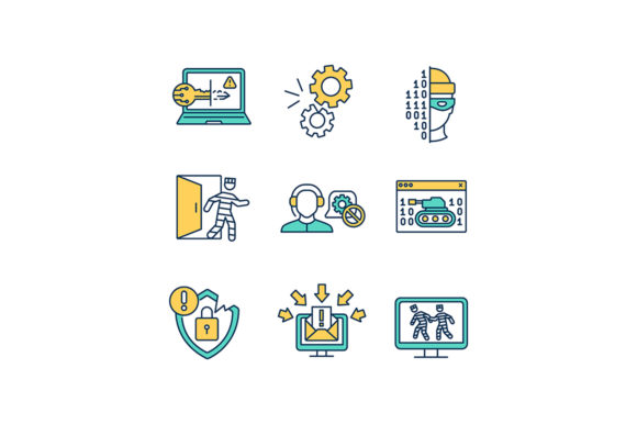 Cybersecurity RGB Icons: Your Toolkit for Digital Trust