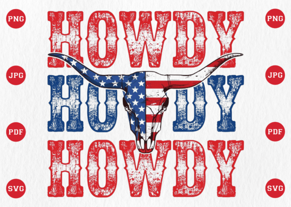 Howdy 4th of July Western PNG: A Designer's Guide to Patriotic Style