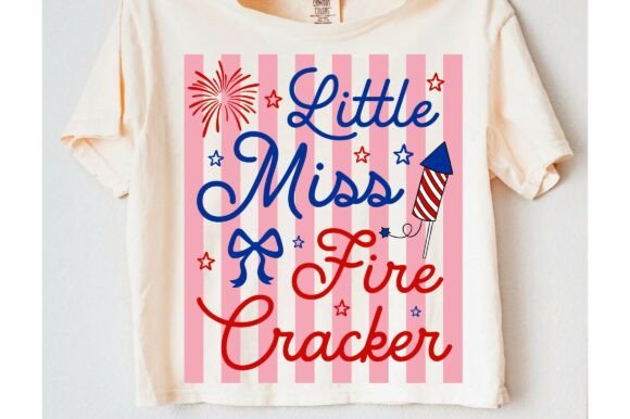 Little Miss Firecracker SVG: A Bold 4th of July Design