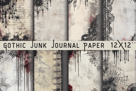 Unveiling the Gothic Junk Journal Paper Collection